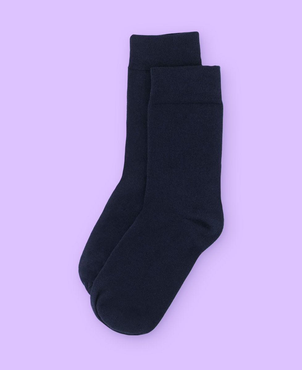 Chaussettes homme Coeur et texte brodé - Cadeaux Couple