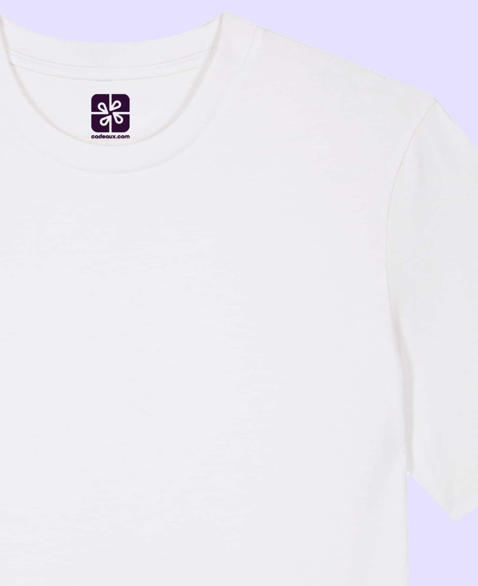 Tee shirt homme Texte et image brodé - Sport, Cadeaux Papa, Cadeaux Maman, Football, EVG, Cadeaux Couple, EVJF