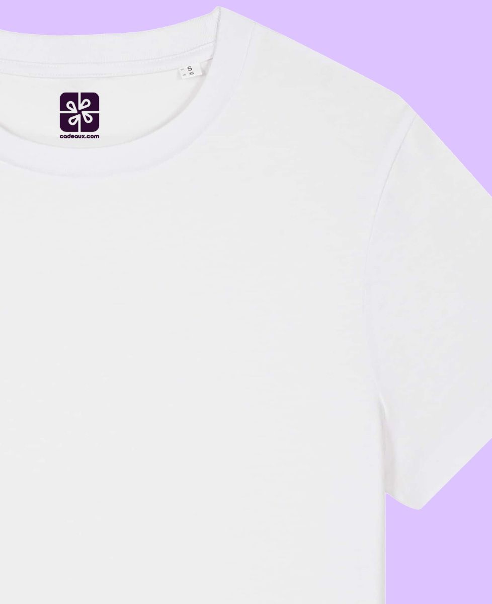 Tee shirt femme Maman multicolore incurvé et prénoms des enfants brodés - Cadeaux Maman, Future Maman