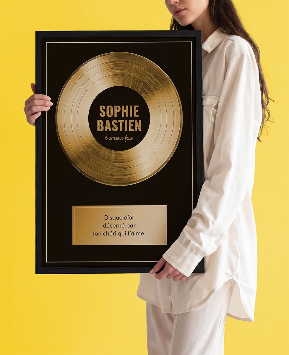 Disque D'Or Personnalisé Pour Homme De 89 Ans – Avec Prénom & Message Unique – Idée Cadeau Anniversaire Inoubliable Pour Papa Ou Papi