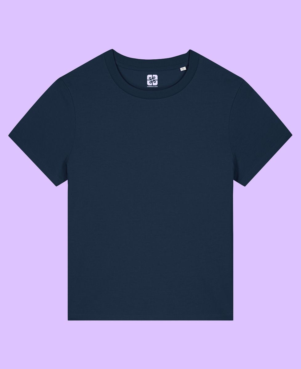 Tee shirt femme Grand texte brodé