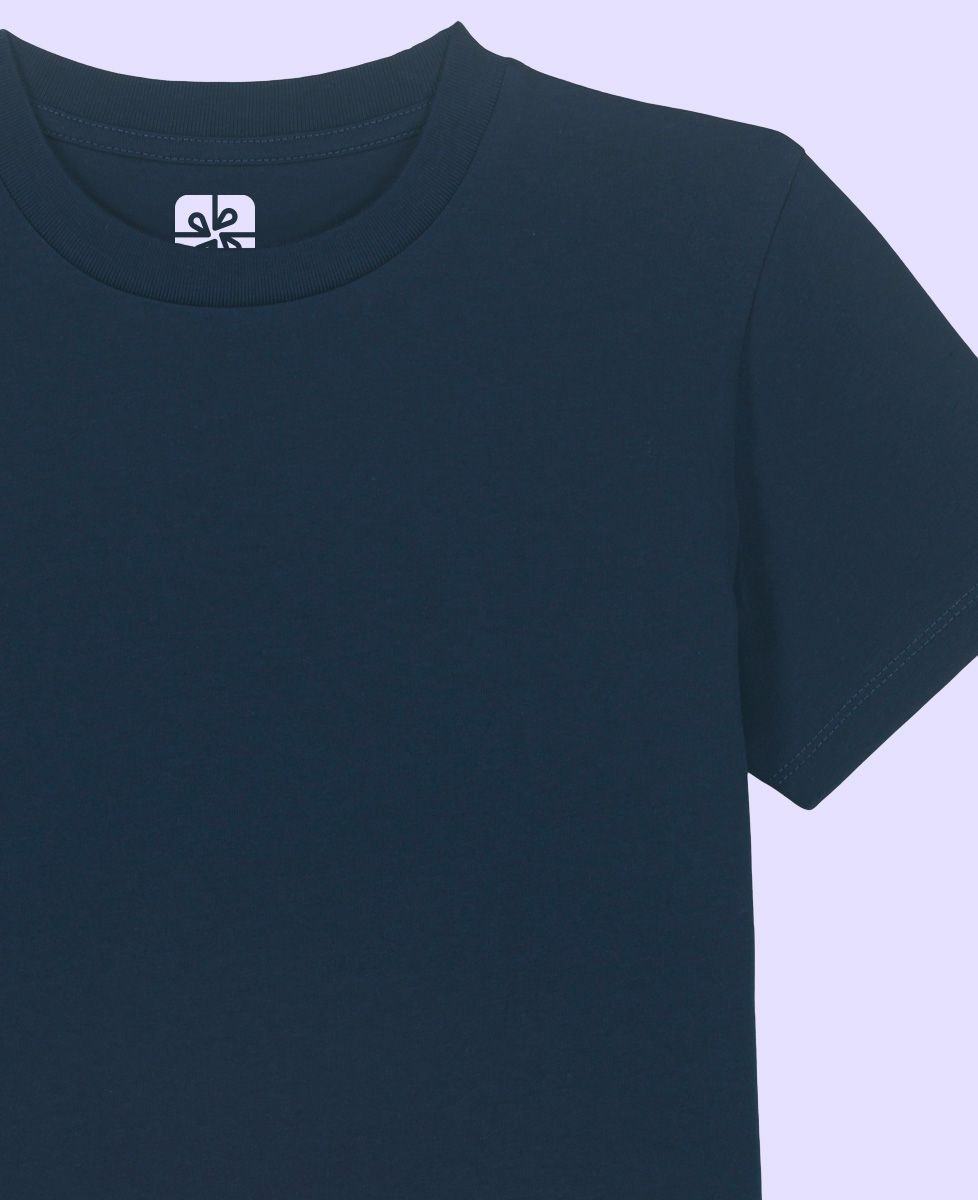 Tee shirt enfant Coeur et texte brodé - Cadeaux Couple