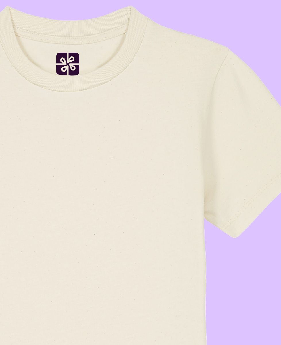 Tee shirt enfant Broderie multicolore personnalisée - Cadeaux Papa, Cadeaux Maman