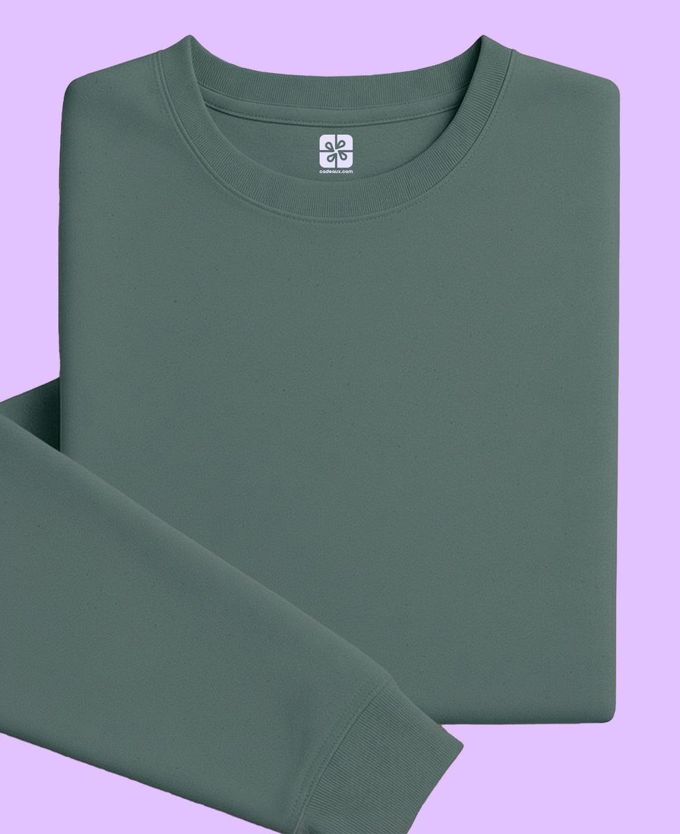 Sweatshirt femme Maman depuis date brodé sur le coeur et prénoms sur la manche - Cadeaux Papa
