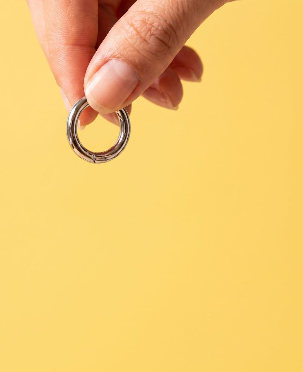 Porte-clés Coeur à motif et texte personnalisé