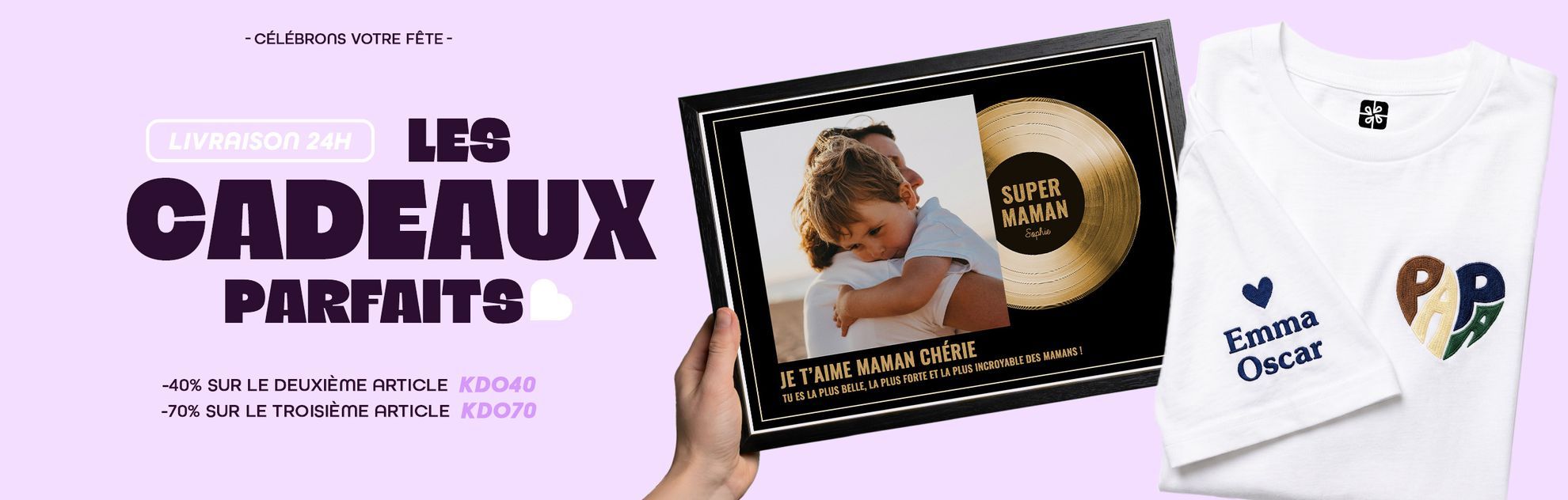 Vos cadeaux personnalisés en France livrés en 24h